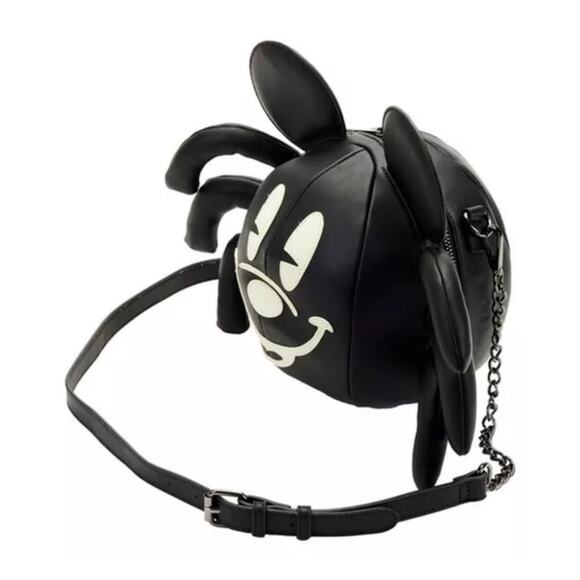 NWT Loungefly Stitch Shoppe Mickey Mouse Glow Spider Crossbody Bag main image 7
